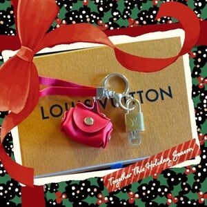 Louis Vuitton vintage lock and key set makes a beautiful gift comes with charm